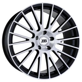 BBB H177 Z04 18x8 Gloss Black with Brushed Face +42mm 72.6mm